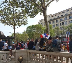 France 2018 World Cup Champions Victory Tour on the Champs-Élysées