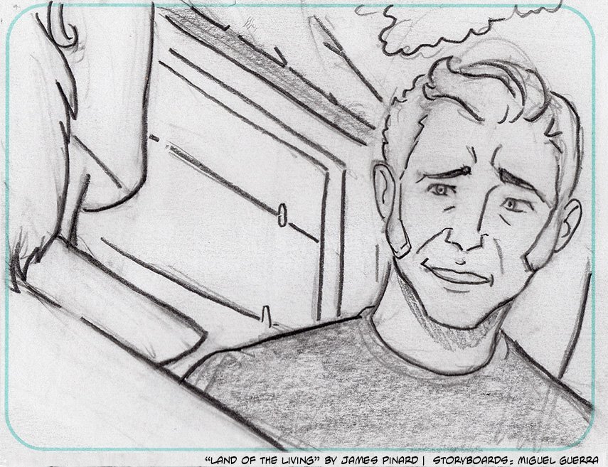 Storyboards for "Land of the Living" by Miguel Guerra