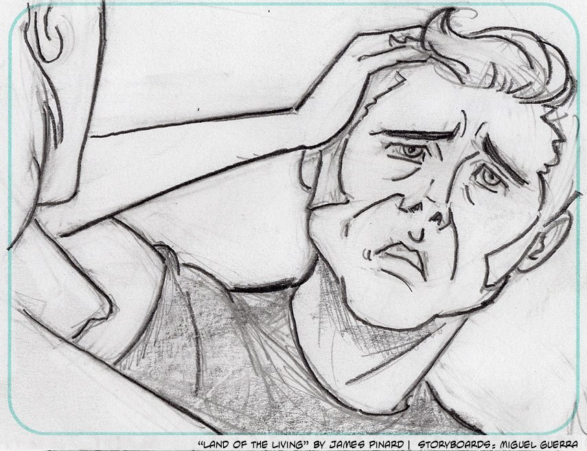 Storyboards for "Land of the Living" by Miguel Guerra