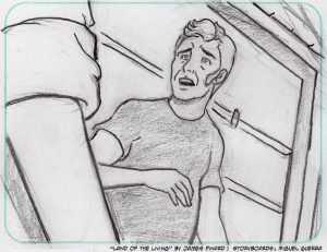 Storyboards for "Land of the Living" by Miguel Guerra