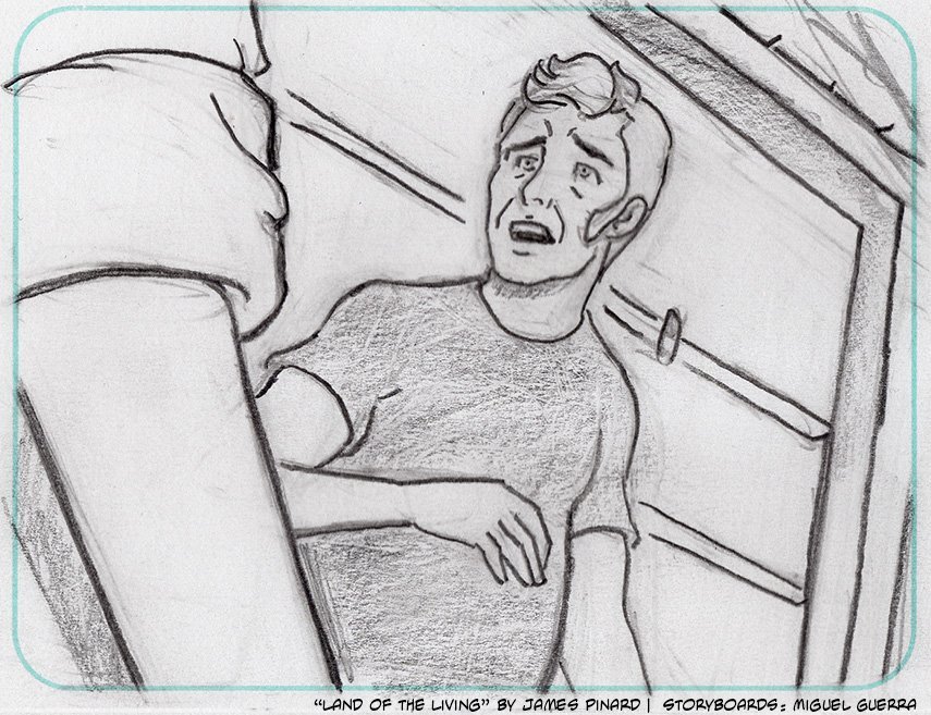 Storyboards for "Land of the Living" by Miguel Guerra