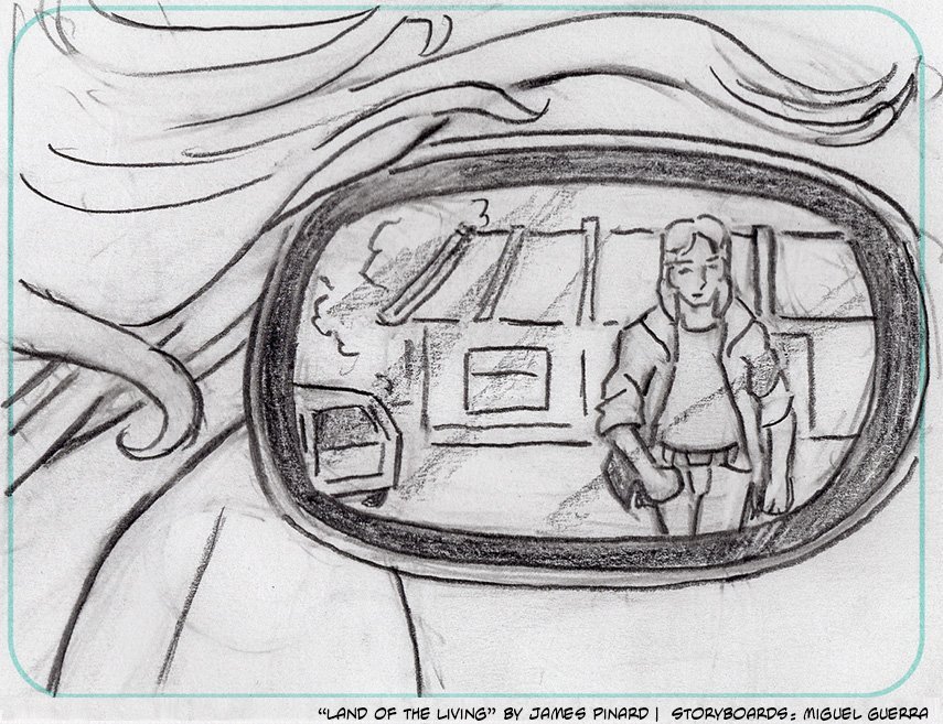 Storyboards for "Land of the Living" by Miguel Guerra