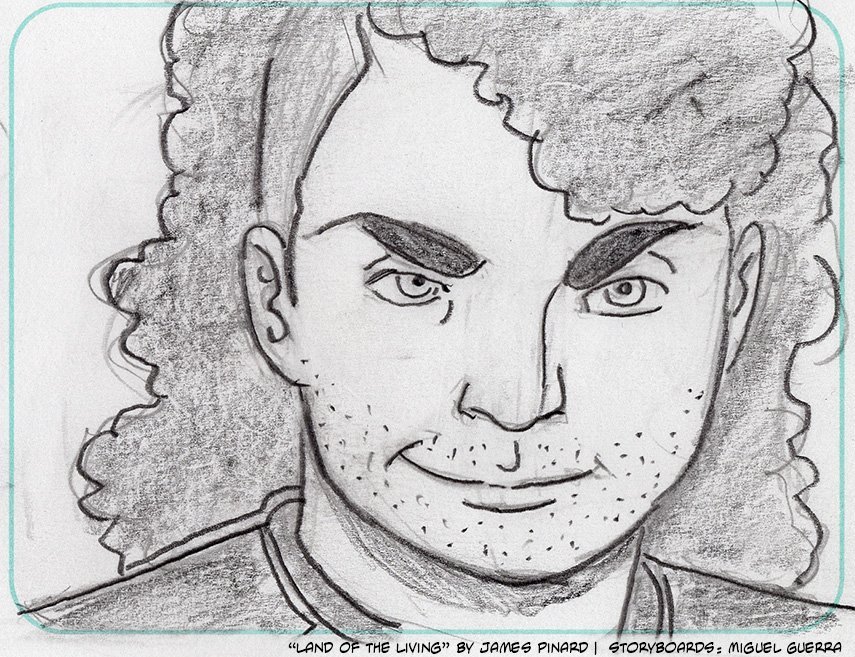 Storyboards for "Land of the Living" by Miguel Guerra