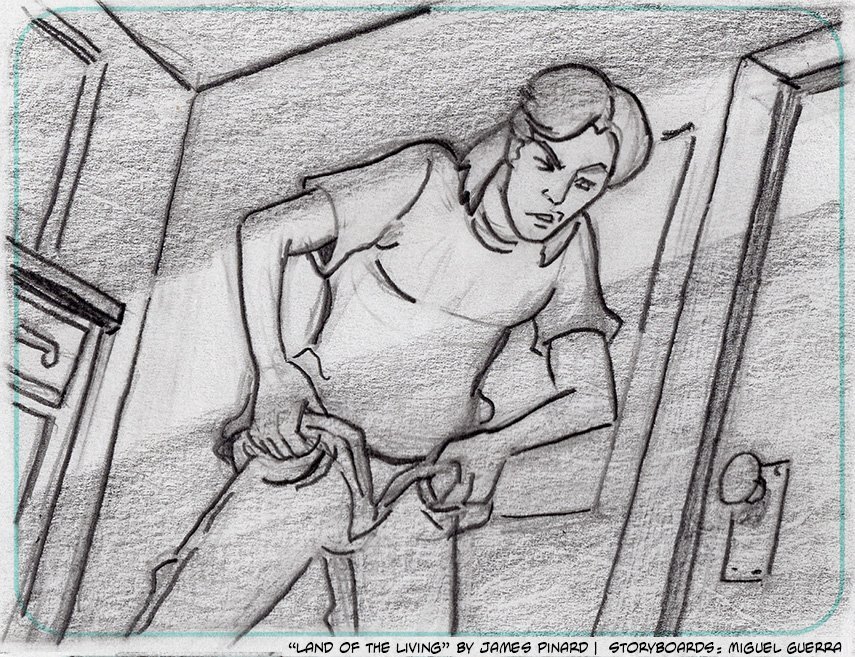 Storyboards for "Land of the Living" by Miguel Guerra
