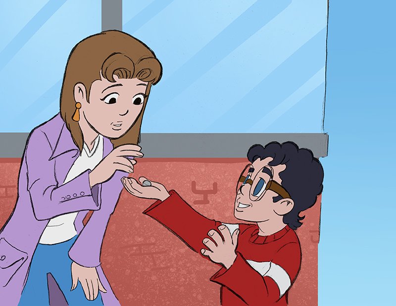 Casey's Pocket Pebble by Mrs. M art by Miguel Guerra