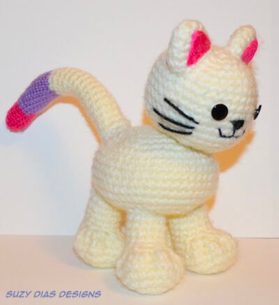 Cat with Bendable Tail & Big Paws ☆FREE Pattern☆ - Image 3