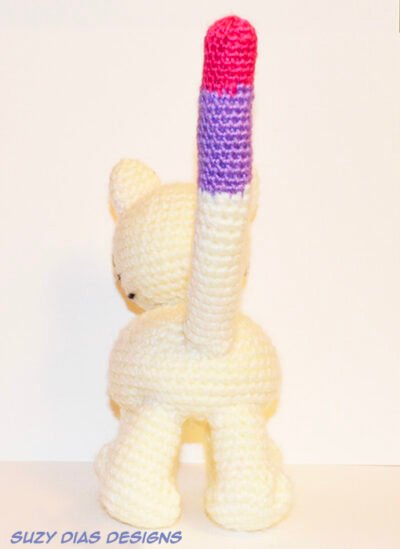 Cat with Bendable Tail & Big Paws ☆FREE Pattern☆ - Image 4