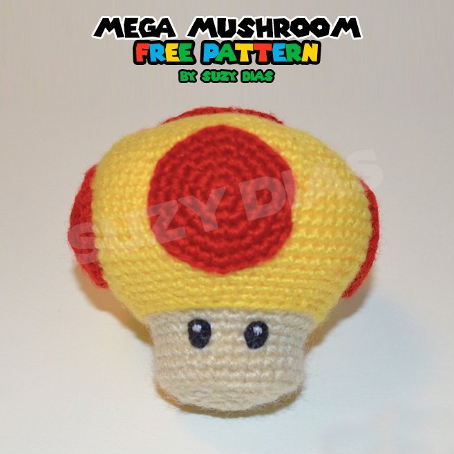 Mega Mushroom Super Mario Bros ☆FREE Pattern☆ - Image 2