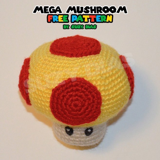Mega Mushroom Super Mario Bros ☆FREE Pattern☆ - Image 3