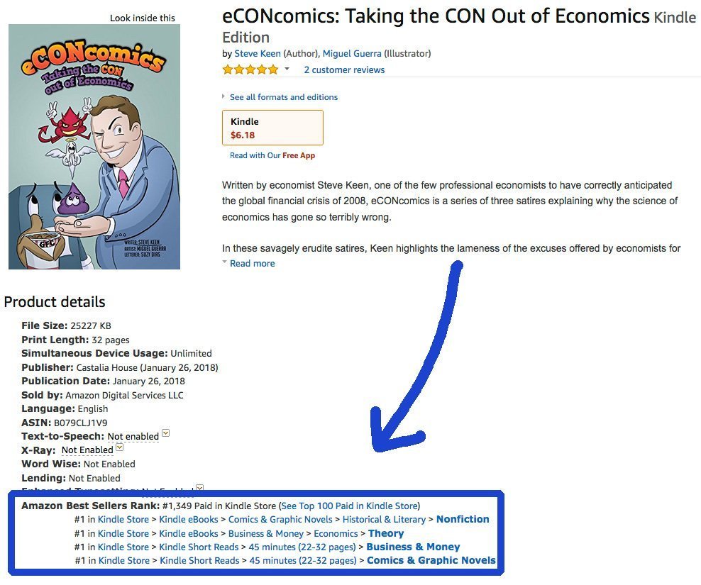 eCONomics Amazon US #1 Best Seller