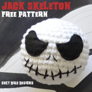 Jack Skeleton Head ☆FREE Pattern☆