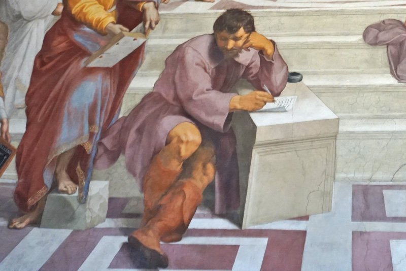 Roman Holiday Vatican Museum part 4 - School of Athens by Raphael