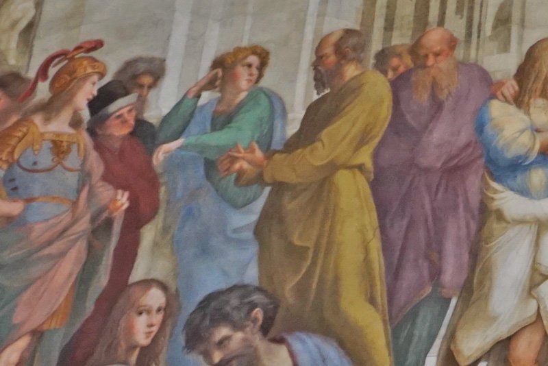 Roman Holiday Vatican Museum part 4 - School of Athens by Raphael
