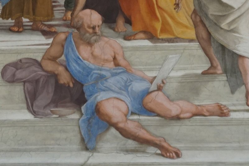 Roman Holiday Vatican Museum part 4 - School of Athens by Raphael