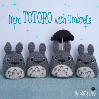 Totoro Bundle: Totoro, No-Face & CatBus *Patterns Only* - Image 3