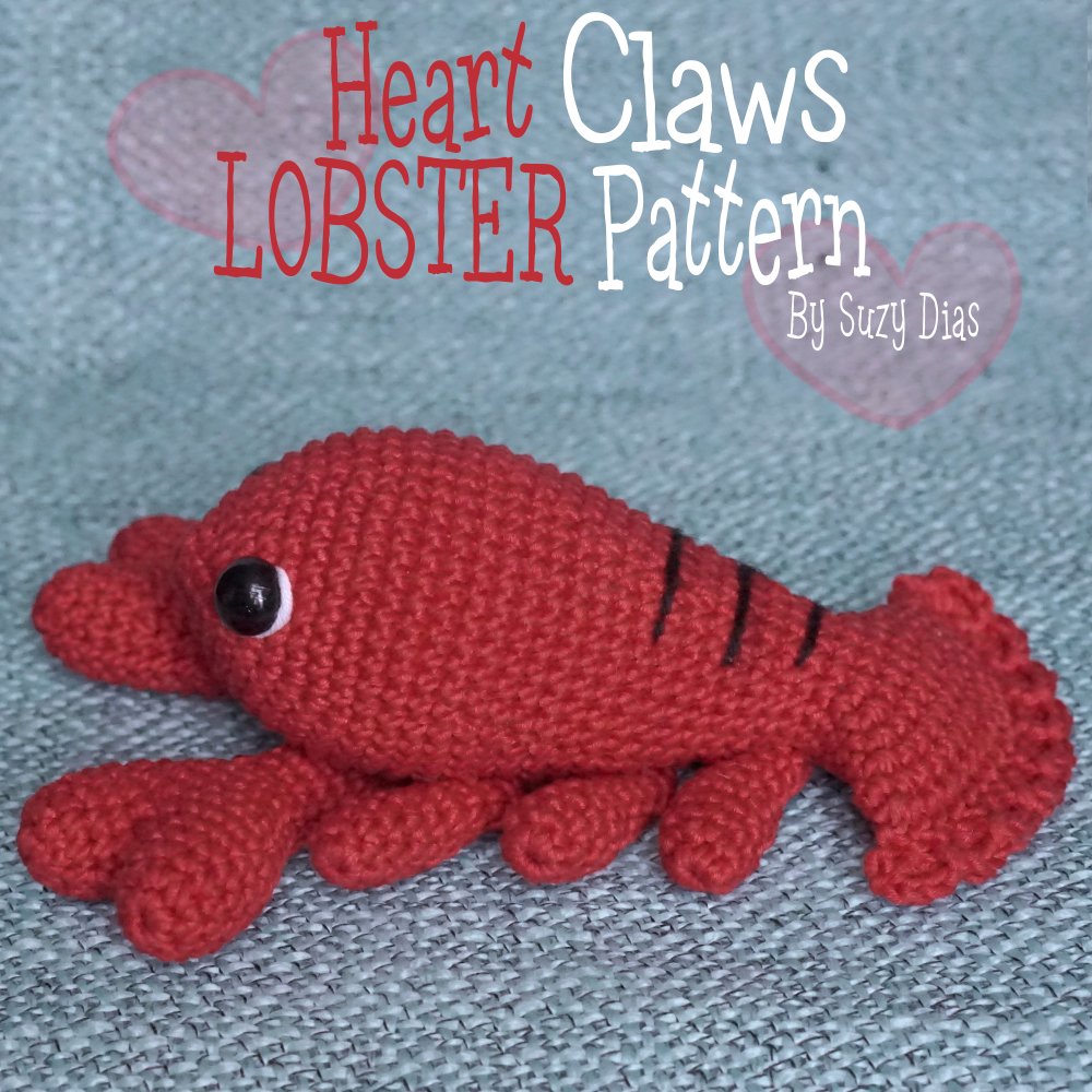 Lobster with Heart Claws *Pattern Only* - Image 3