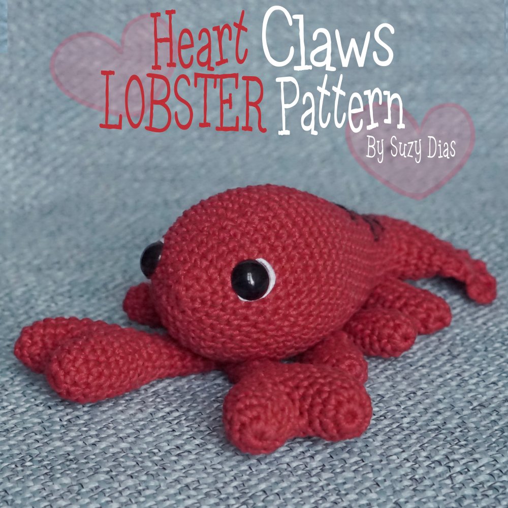 Lobster with Heart Claws *Pattern Only* - Image 2