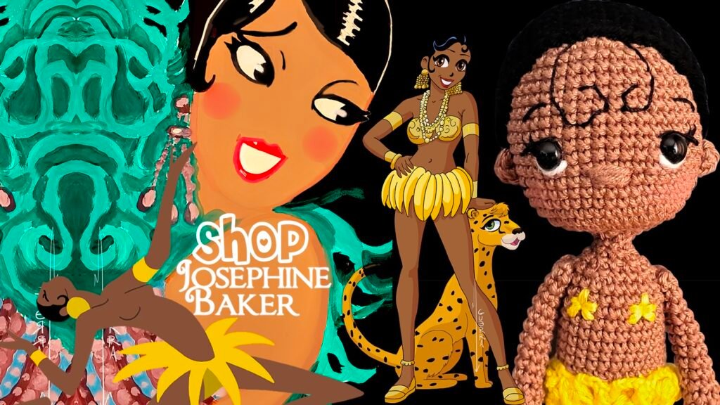Josephine Baker designer t-shirts by Miguel Guerra (banner)