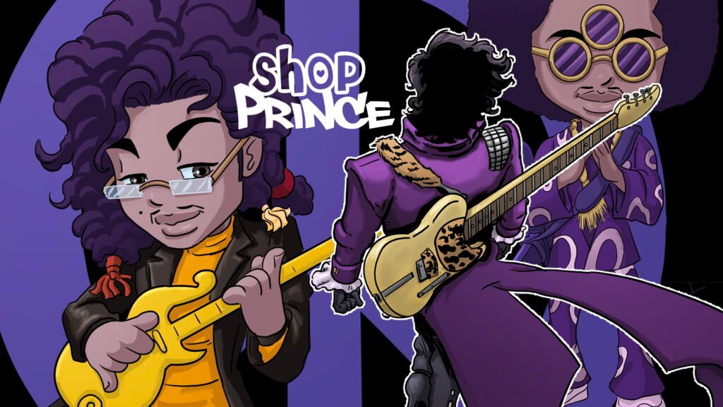 Asta Editions Prince Shop. Designer t-shirts by Miguel Guerra