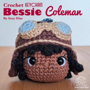 Bessie Coleman & Blue Bird ☆Keychain☆