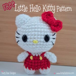 Hello Kitty Key Chain ☆FREE Pattern☆